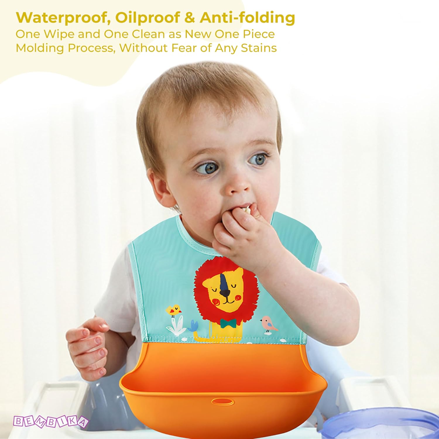 پیش‌بند کودک سیلیکونی Stellata ضدآب